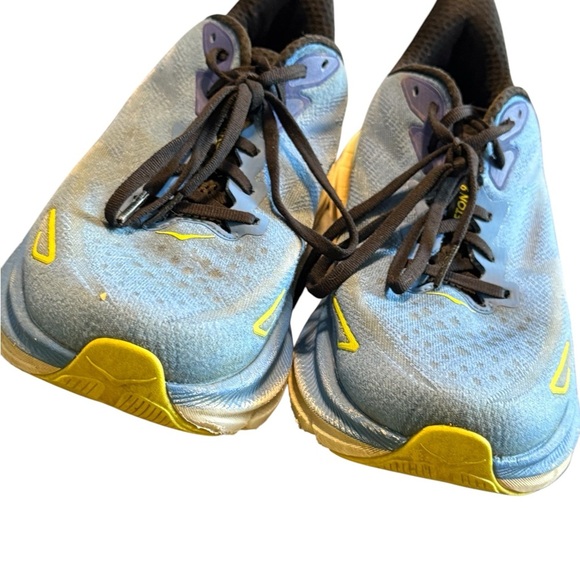 Hoka Blue and Yellow Running Shoes - Picture 4 of 7